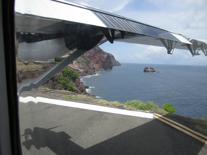 When you take off, you really do start at the end